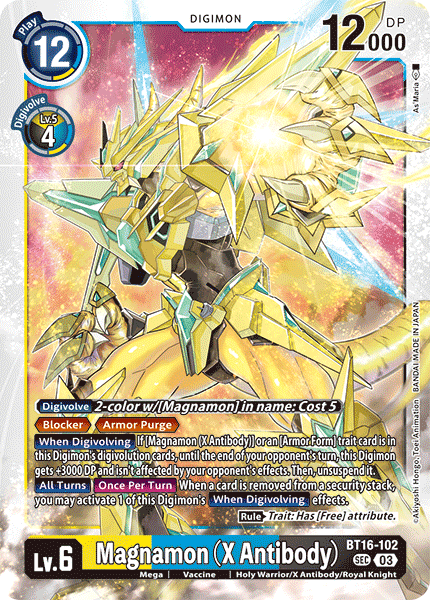 Magnamon (X Antibody) (Tamer's Evolution Box -Rise of Digimon-)