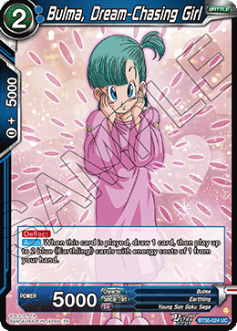 Bulma, Dream-Chasing Girl