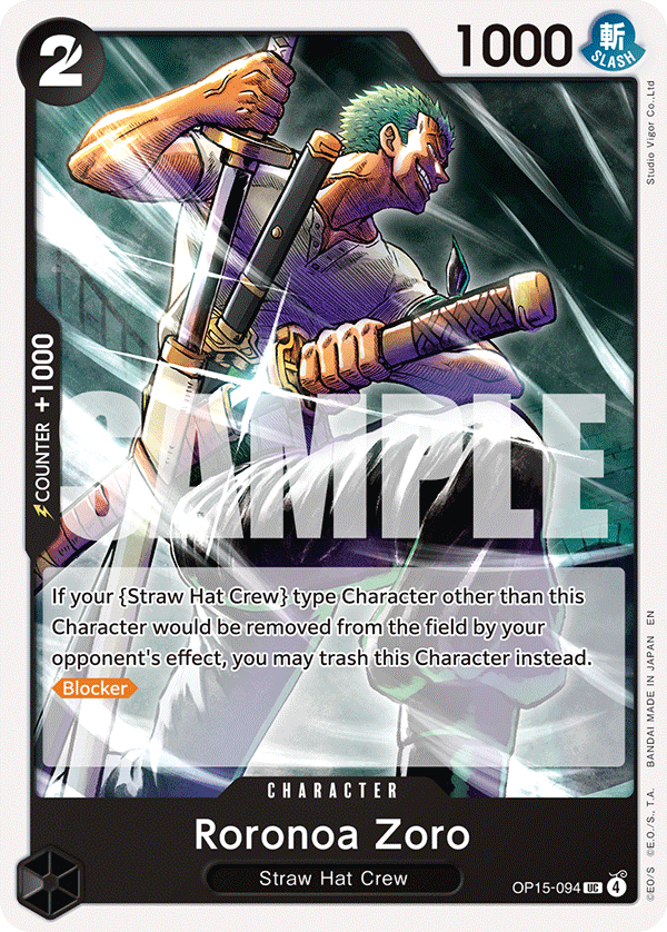 Roronoa Zoro (OP15-094) (Dash Pack)
