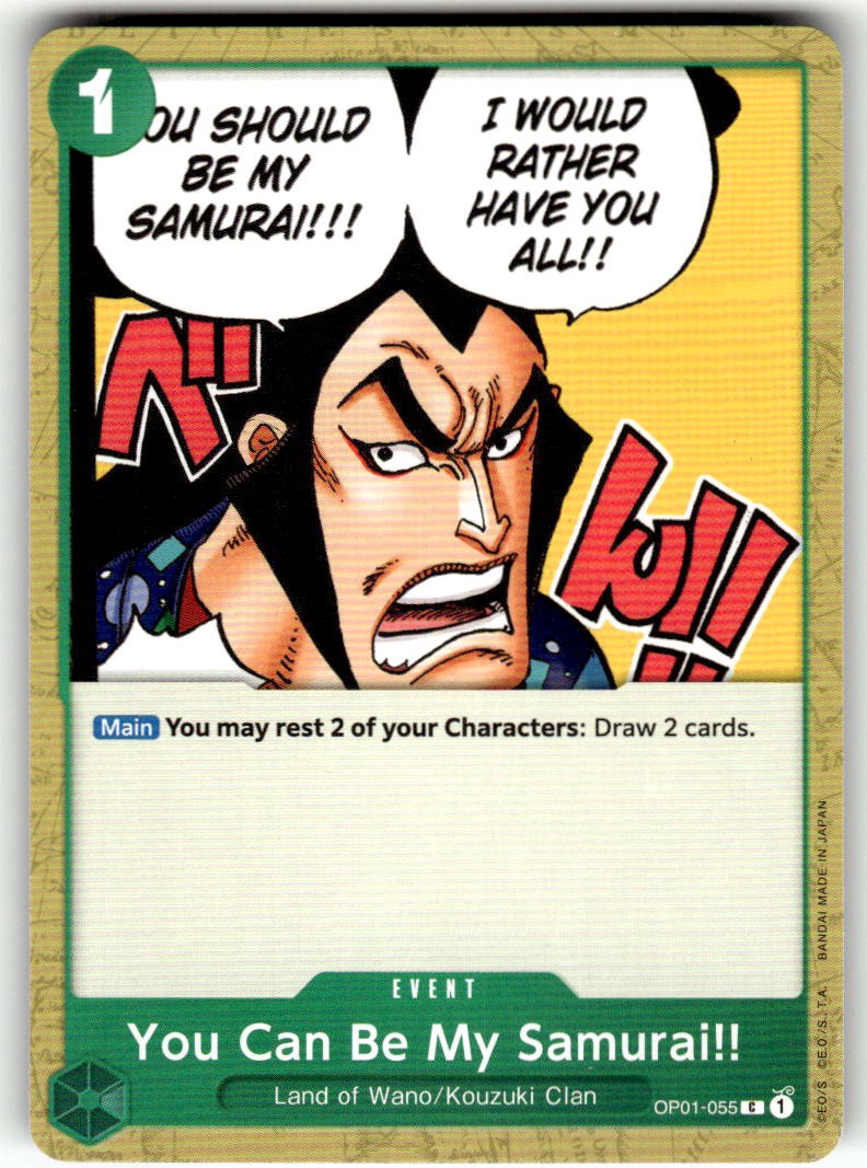 You Can Be My Samurai!!