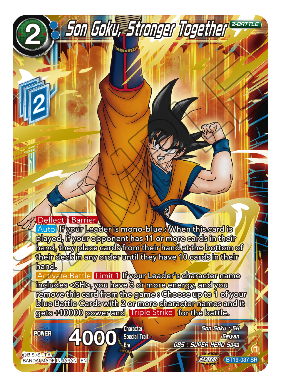 Son Goku, Stronger Together (Championship 2022 Zenkai Selection Pack) (Winner)