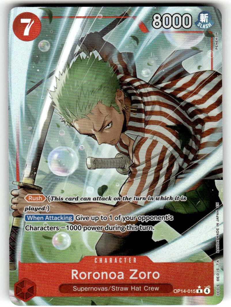 Roronoa Zoro - OP14-015 (Alternate Art)